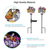 Outdoor Solar Butterfly Lights, Waterproof Solar Garden Stake Lights with 18 Butterflies Decor for Patio Yard Pathway Decoration, 2 Pack EasyOptionXY LLC