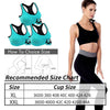 3 Pack Racerback Sports Bras for Women, High Impact Bra with Pad for Yoga Gym Workout Fitness, XL Size (Blue, Black, Gray) EasyOptionXY LLC