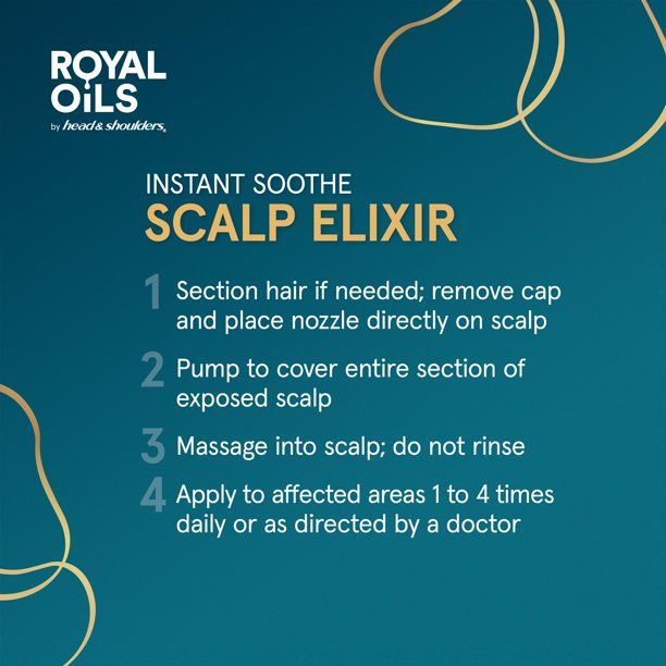 Head and Shoulders Royal Oils Instant Soothe Scalp Elixir Treatment; 4.2 fl oz EasyOptionXY LLC
