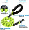 Rope Dog Leash, Heavy Duty Dog Leash with Comfortable Padded Handle and Highly Reflective Threads for Small Medium and Large Dogs, Green EasyOptionXY LLC