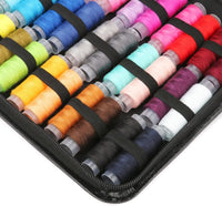 126 Pcs Sewing Kit, Portable Sewing Thread with Needle and Thread Kit, Sewing Suppliers Accessories Tools with Black Carrying Case for Quick Fixes EasyOptionXY LLC