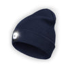 LED Beanie Hat with Light, Unisex USB Rechargeable 4 LED Headlamp Cap, Winter Knitted Headlight, Men Gifts for Dad Husband (Navy Blue) EasyOptionXY LLC
