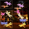 Solar Dragonfly Wind Chimes, Outdoor Color Changing Solar Wind Chimes, Romantic Wind Bell Light Birthday Gifts for Mom Patio Yard Garden Home EasyOptionXY LLC