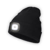 LED Beanie Hat with Light, USB Rechargeable LED Headlamp Cap, Winter Knitted Headlight for Men Dad Husband Gifts (Black) EasyOptionXY LLC