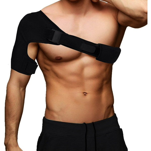 Shoulder Support Brace for Men and Women, Adjustable Shoulder Stability Brace with Pressure Pad. Should Compression Sleeve for Shoulder Injuries, Rotator Cuff, AC Joint EasyOptionXY LLC