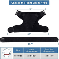 Shoulder Support Brace for Men and Women, Adjustable Shoulder Stability Brace with Pressure Pad. Should Compression Sleeve for Shoulder Injuries, Rotator Cuff, AC Joint EasyOptionXY LLC