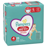 Pampers Cruisers 360 Fit Active Comfort Diapers Size 4, 25 Count EasyOptionXY LLC