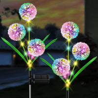 36 LED Waterproof Dandelion Garden String Lights, 2 Pack Outdoor Solar Lights Decorative for Walkway Pathway Backyard Christmas Decoration EasyOptionXY LLC