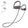 Bluetooth Headphones, Wireless Sport Earphones, 8 Hrs of Playtime, IPX7 Waterproof Earbuds with Bass Stereo Mic for Workout, Running and Gym (Black) EasyOptionXY LLC