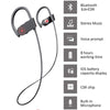 Bluetooth Headphones, Wireless Sport Earphones, 8 Hrs of Playtime, IPX7 Waterproof Earbuds with Bass Stereo Mic for Workout, Running and Gym (Black) EasyOptionXY LLC