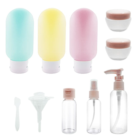 11 Pack Travel Bottles Set for Toiletries, TSA Approved Travel Size Containers, Leak Proof Travel Bottles Accessories for Shampoo Conditioner Lotion EasyOptionXY LLC