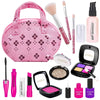 Pretend Makeup Kit for Girls, 12 Pcs Fake Play Makeup Set with Cosmetic Bag, Toddler Cosmetic Vanity Set for 3, 4, 5, 6, 7, 8 Years Old Girls Birthday Gifts EasyOptionXY LLC