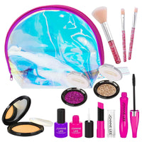 Pretend Makeup Kit for Girls, Fake Make Up Set with Cosmetic Bag, Toddler Cosmetic Beauty Set for 3, 4, 5, 6, 7, 8 Year Old Little Princess Birthday Gifts EasyOptionXY LLC