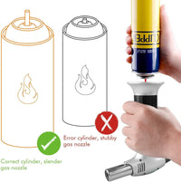 Kitchen Torch, Refillable Butane Torch Lighter, Culinary Blow Torch for Cooking Baking, Desserts, BBQ, DIY Soldering EasyOptionXY LLC