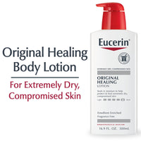 Eucerin Original Healing Body Lotion, Fragrance Free, 16.9 fl oz Bottle EasyOptionXY LLC
