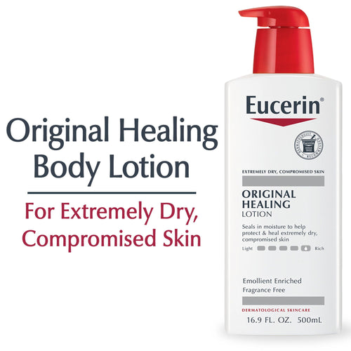 Eucerin Original Healing Body Lotion, Fragrance Free, 16.9 fl oz Bottle EasyOptionXY LLC