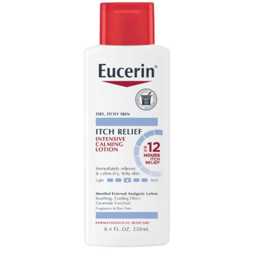 Eucerin Itch Relief Intensive Calming Body Lotion, Fragrance Free, 8.4 fl oz Bottle EasyOptionXY LLC