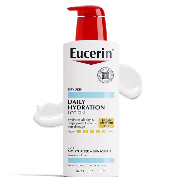 Eucerin Daily Hydration Broad Spectrum SPF 15 Body Lotion, 16.9 Fl Oz EasyOptionXY LLC