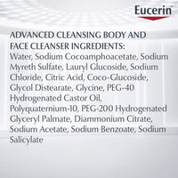 Eucerin Advanced Cleansing Body and Face Cleanser, 16.9 Fl Oz EasyOptionXY LLC