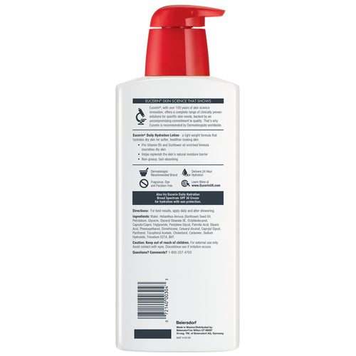Eucerin Daily Hydration Body Lotion 16.9 oz. EasyOptionXY LLC