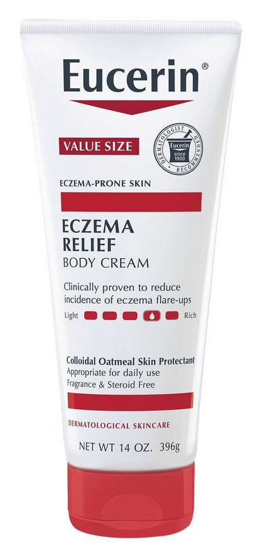 Eucerin Eczema Relief Body Cream, Fragrance Free, 14 oz Tube EasyOptionXY LLC