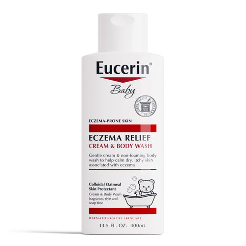Eucerin Baby Eczema Relief Cream Body Wash, Fragrance Free, 13.5 fl oz Bottle EasyOptionXY LLC