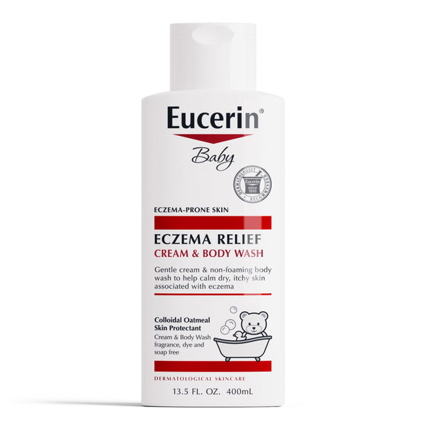 Eucerin Baby Eczema Relief Cream Body Wash, Fragrance Free, 13.5 fl oz Bottle EasyOptionXY LLC