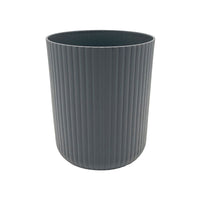 Mainstays 1.64 Gallon Plastic Ribbed Wastebasket, Grey EasyOptionXY LLC