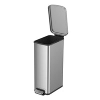 Better Homes & Gardens 7.9 Gallon Slim Kitchen Step Trash Can, Stainless Steel Step Trash Can EasyOptionXY LLC