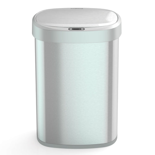 Nine Stars 13.2 Gallon Motion Sensor Trash Can with Stainless Steel Lid EasyOptionXY LLC
