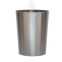 Mainstays Brushed Nickel Metal Bathroom Wastebasket, 2.2 gal EasyOptionXY LLC
