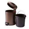Better Homes & Gardens Bronze SS 1.3 Gallon Metal Bathroom Waste Basket EasyOptionXY LLC