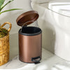 Better Homes & Gardens Bronze SS 1.3 Gallon Metal Bathroom Waste Basket EasyOptionXY LLC