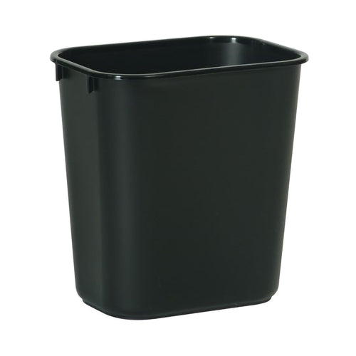 Deskside LLDPE Trash Can Black 13-5/8 Quart / 3.25 gal. EasyOptionXY LLC