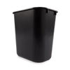 Deskside LLDPE Trash Can Black 13-5/8 Quart / 3.25 gal. EasyOptionXY LLC