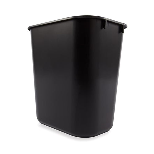 Deskside LLDPE Trash Can Black 13-5/8 Quart / 3.25 gal. EasyOptionXY LLC