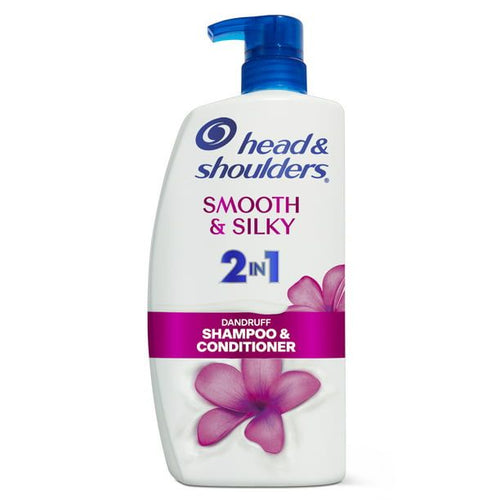 Head & Shoulders 2 in 1 Dandruff Shampoo and Conditioner; Smooth and Silky; 28 oz EasyOptionXY LLC
