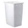 Rubbermaid 9 gal Plastic Kitchen Trash Can, White EasyOptionXY LLC