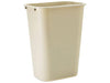 Rubbermaid Commercial 295700BG Soft Molded Plastic Wastebasket, Rectangular, 10 1/4 gal, Beige EasyOptionXY LLC
