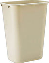 Rubbermaid Commercial 295700BG Soft Molded Plastic Wastebasket, Rectangular, 10 1/4 gal, Beige EasyOptionXY LLC