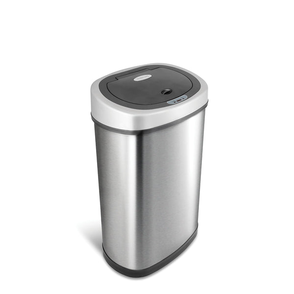 Nine Stars 13 Gallon Trash Can, Motion Sensor Kitchen Trash Can, Stainless Steel with Plastic Lid EasyOptionXY LLC