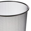 Honey Can Do 4.75 Gallon Trash Can, Round Mesh Metal Office Trash Can, Black EasyOptionXY LLC