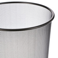 Honey Can Do 4.75 Gallon Trash Can, Round Mesh Metal Office Trash Can, Black EasyOptionXY LLC