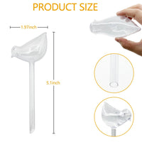 10 Pack Plant Watering Globes, Bird Shape Self Watering Bulbs, Automatic Watering Device, Clear Plastic Bulbs for Indoor and Outdoor Plants EasyOptionXY LLC