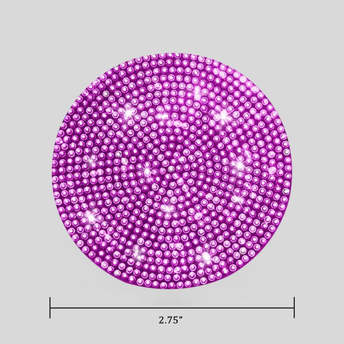 Car Cup Holder Coaster, 4 Pack 2.75 inch Bling Cup Holder, Crystal Car Cup Mat, Universal Vehicle Interior Accessories for Women (Pink) EasyOptionXY LLC