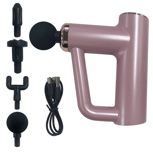 Professional Deep Tissue Percussion Muscle Massager with 6 Speeds and 4 Heads, Handheld & Portable Massage Gun for Athletes Shoulder, Back, Neck Pain Relif EasyOptionXY LLC