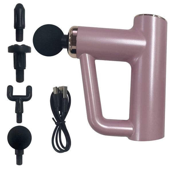 Professional Deep Tissue Percussion Muscle Massager with 6 Speeds and 4 Heads, Handheld & Portable Massage Gun for Athletes Shoulder, Back, Neck Pain Relif EasyOptionXY LLC