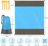 Beach Blanket, 83" x 78" Waterproof Sand Free Beach Mat for 4-7 Persons, Outdoor Picnic Blanket for Travel, Camping, Hiking (Blue) EasyOptionXY LLC