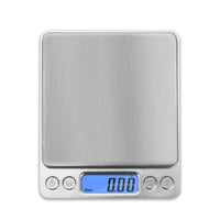 Digital Kitchen Scale, 500g x 0.01g Gram Scale, Cooking Food Scale with LCD Display, Small Pocket Scale with 2 Trays for Baking, Jewelry, Herbs, Seasoning EasyOptionXY LLC
