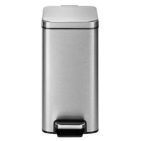 Better Homes & Gardens 2.6G Slim Stainless Steel Step Trash Can; Bedroom Bath Office Step Can EasyOptionXY LLC